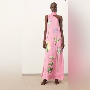 ARRANGE botanical floral pink dress